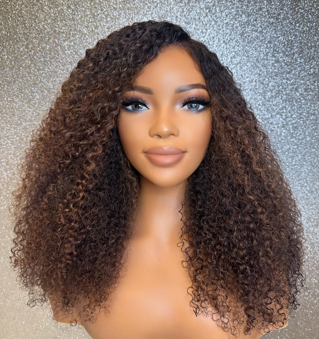 Glueless HD Lace Closure Wig - Kinky Curly